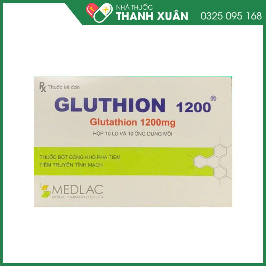 Thuốc Gluthion hỗ trợ điều trị, ngộ độc thuỷ ngân, các bệnh lý rối loạn vận mạch, xơ gan, viêm gan do virus, viêm tuỵ cấp, đái tháo đường không phụ thuộc Insulin